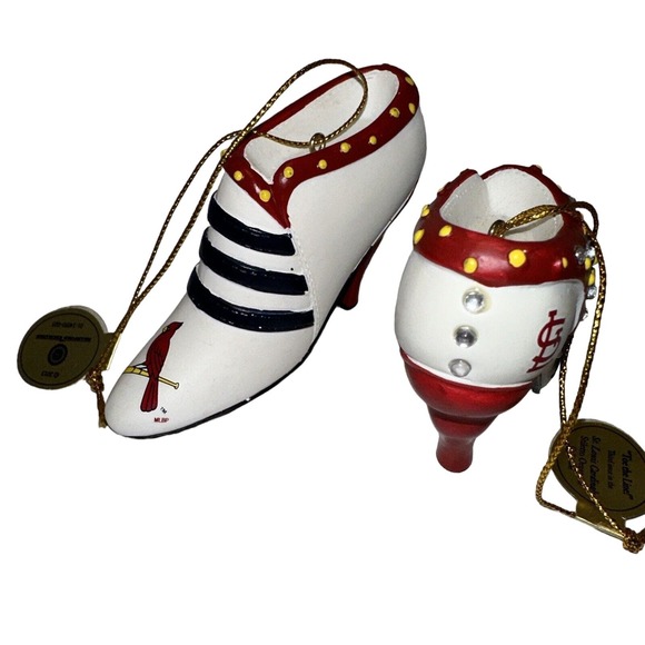 Bradford Exchange Cardinals Stiletto Ornament "Toe the Line" Collectible‎ - Picture 5 of 7